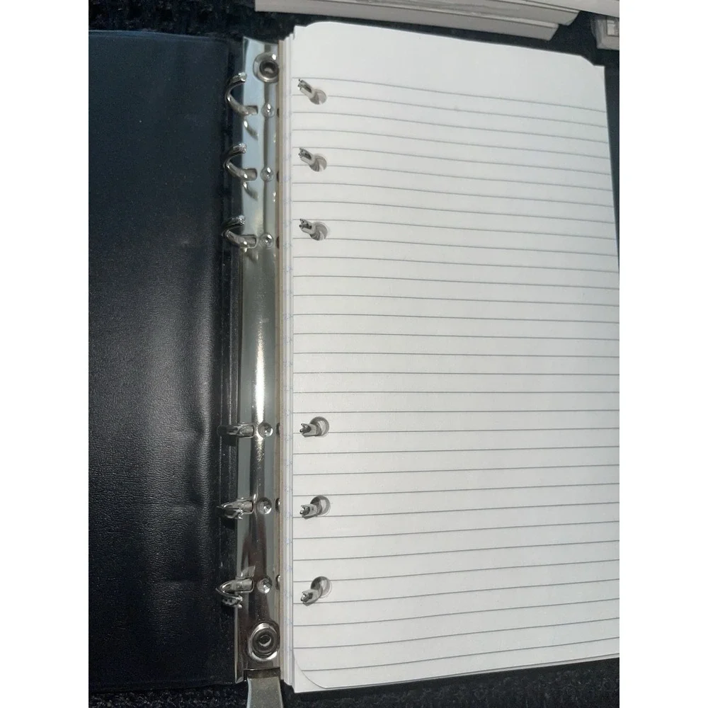 NOS VTG Binder &1993 Mead Memo Book Refill 6 Ring 3.75